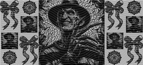 16oz black and white-B 30